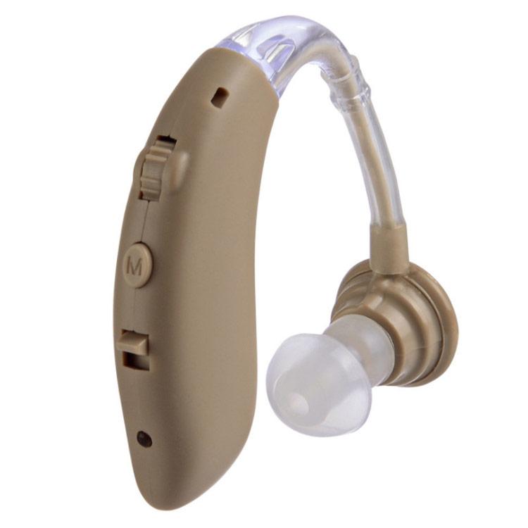 耳掛け型集音器 充電式 デジタル 耳かけ 軽量 左右両用 ハウリング抑制 