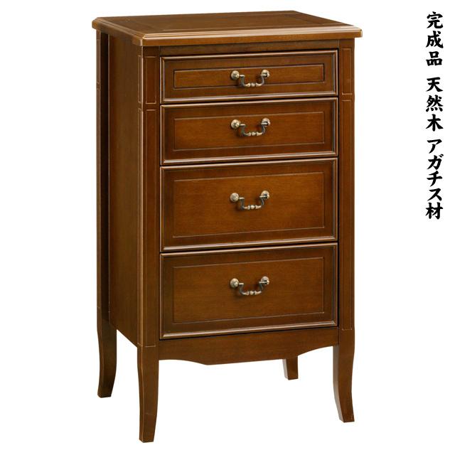 チェスト 木製たんす 衣類収納 引き出し 洋風 天然木 完成品（幅50cm
