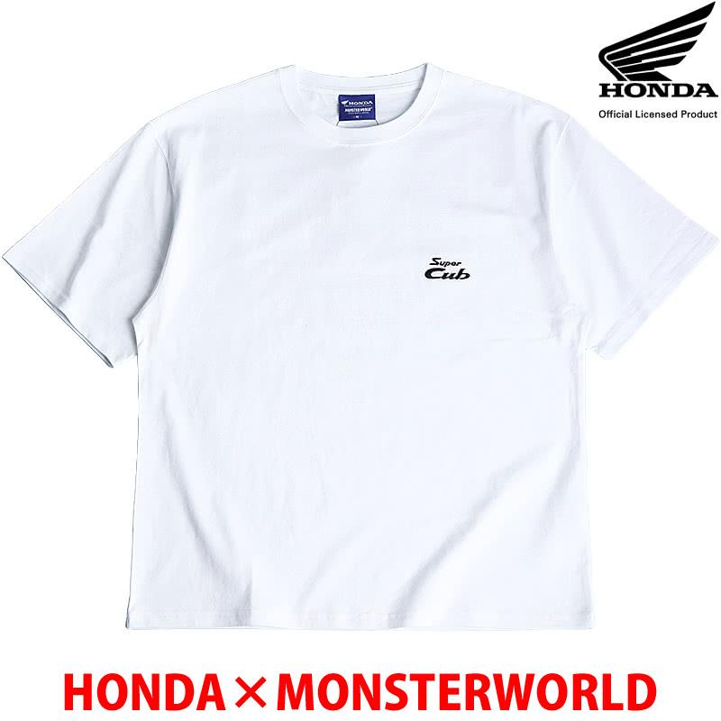 ホンダ HONDA×MONSTER WORLD 半袖 Tシャツ The Power of Dreams