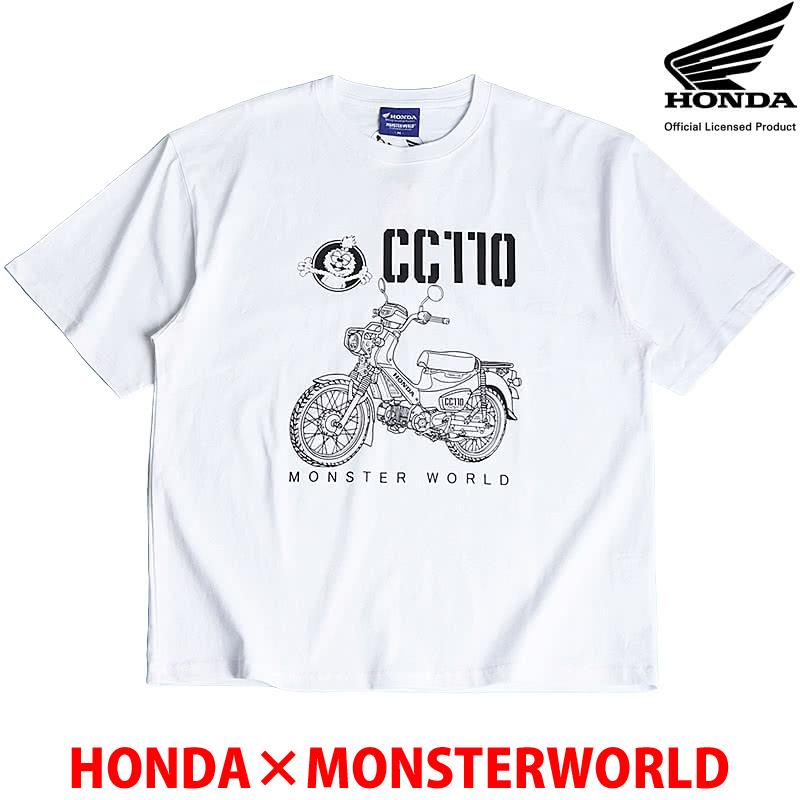 ホンダ（HONDA） HONDA×MONSTER WORLD 半袖 Tシャツ クロスカブ CC110