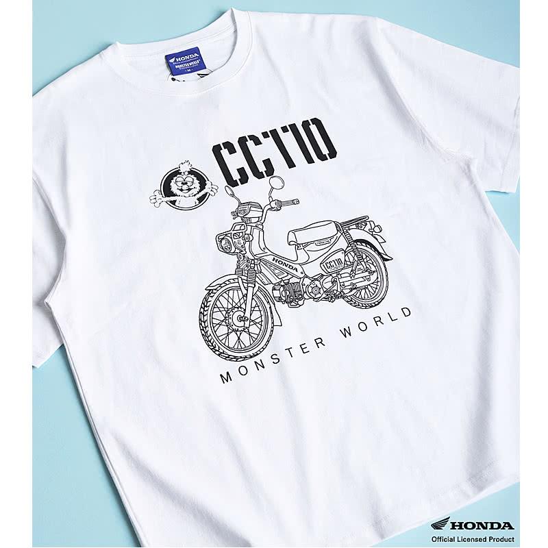 ホンダ（HONDA） HONDA×MONSTER WORLD 半袖 Tシャツ クロスカブ CC110