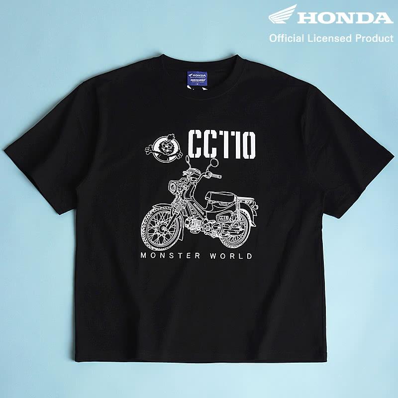 ホンダ（HONDA） HONDA×MONSTER WORLD 半袖 Tシャツ クロスカブ CC110