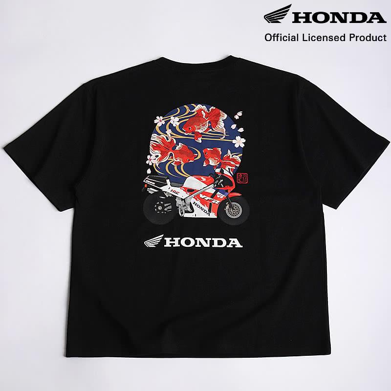 ホンダ（HONDA） HONDA×百花繚乱 半袖 バイク Tシャツ 金魚 VFR