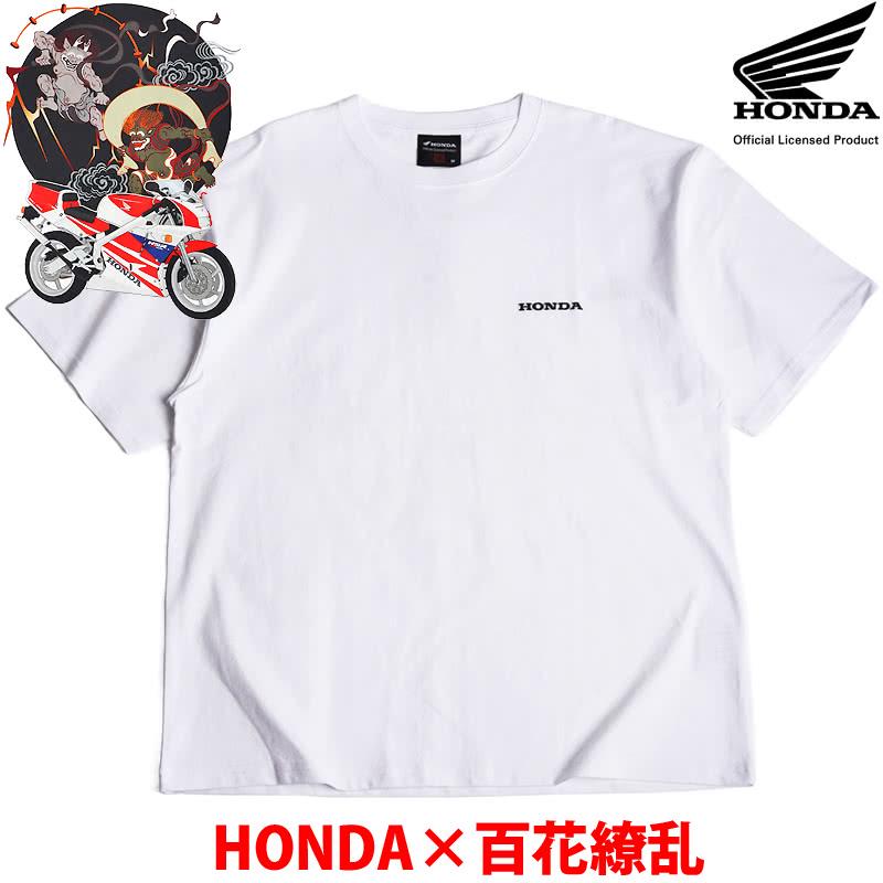 ホンダ（HONDA） HONDA×百花繚乱 半袖 バイク Tシャツ 風神雷神 NSR