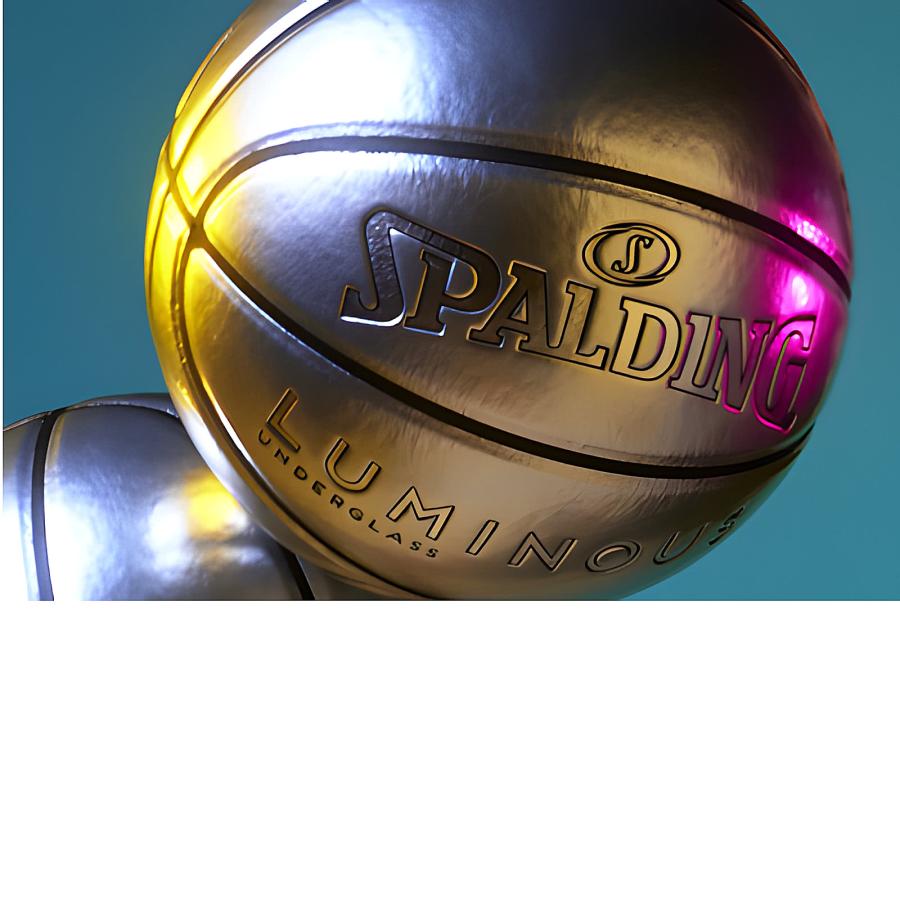 スポルディング フリースタイルバスケットボール 7号 ルミナス アンダーグラス シルバー バスケ エナメル SPALDING 77-433J 23SS 正規品｜senssyo｜03