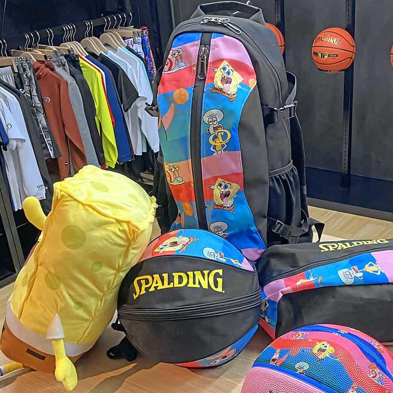 SPALDING スポンジボブ ケイジャー ウエーブ ピンクカラフル