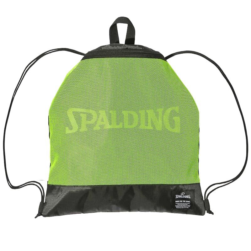 SPALDING（スポルディング） ボールバッグ デイリー ブラック×ライム 
