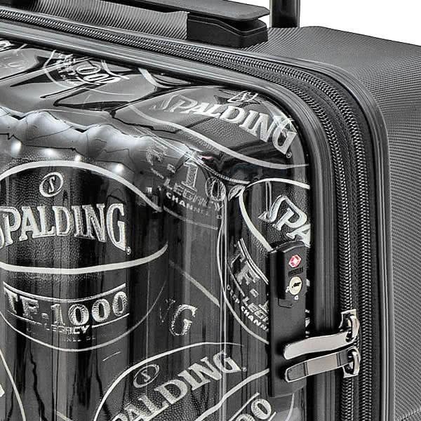 ロジェール製　SPALDING 超大容量 スーツケース LLサイズ　軽量 SPALDING（スポルディング） バスケ バッグ スーツケース ダブル