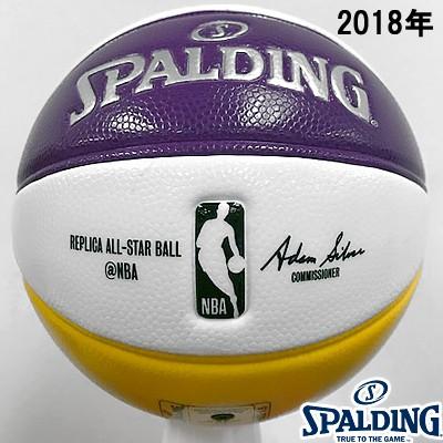 バスケットボール5号 SPALDING スポルディング 2018 NBAオールスター ミニボール6球セット マネーボール 65-023Z_11