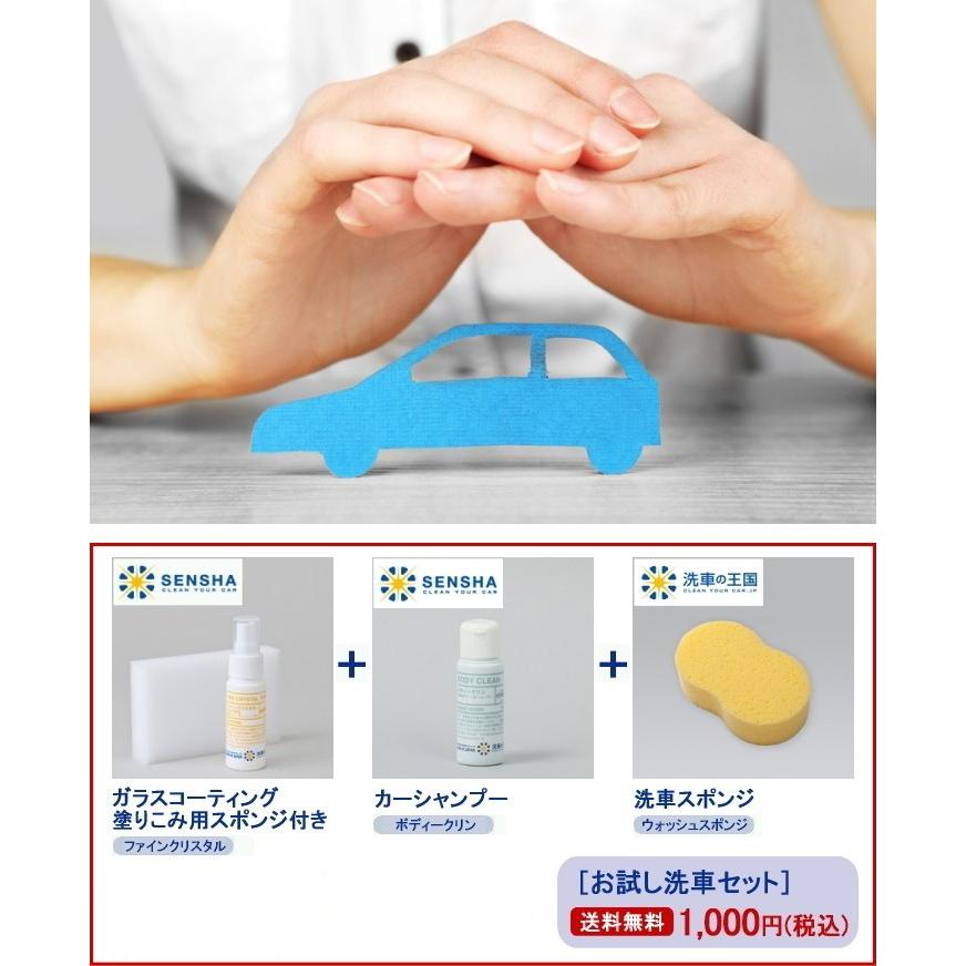 ガラス系コーティング剤 ファインクリスタル カーシャンプー ボディークリン 洗車用 スポンジ お試し 送料無料 割引券利用対象外商品 996 957 298 洗車の王国 通販 Yahoo ショッピング