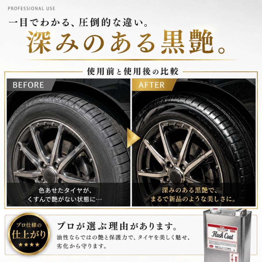業務用 一斗缶】油性タイヤワックス 高耐久 濡れツヤ 抜群の光沢と持続