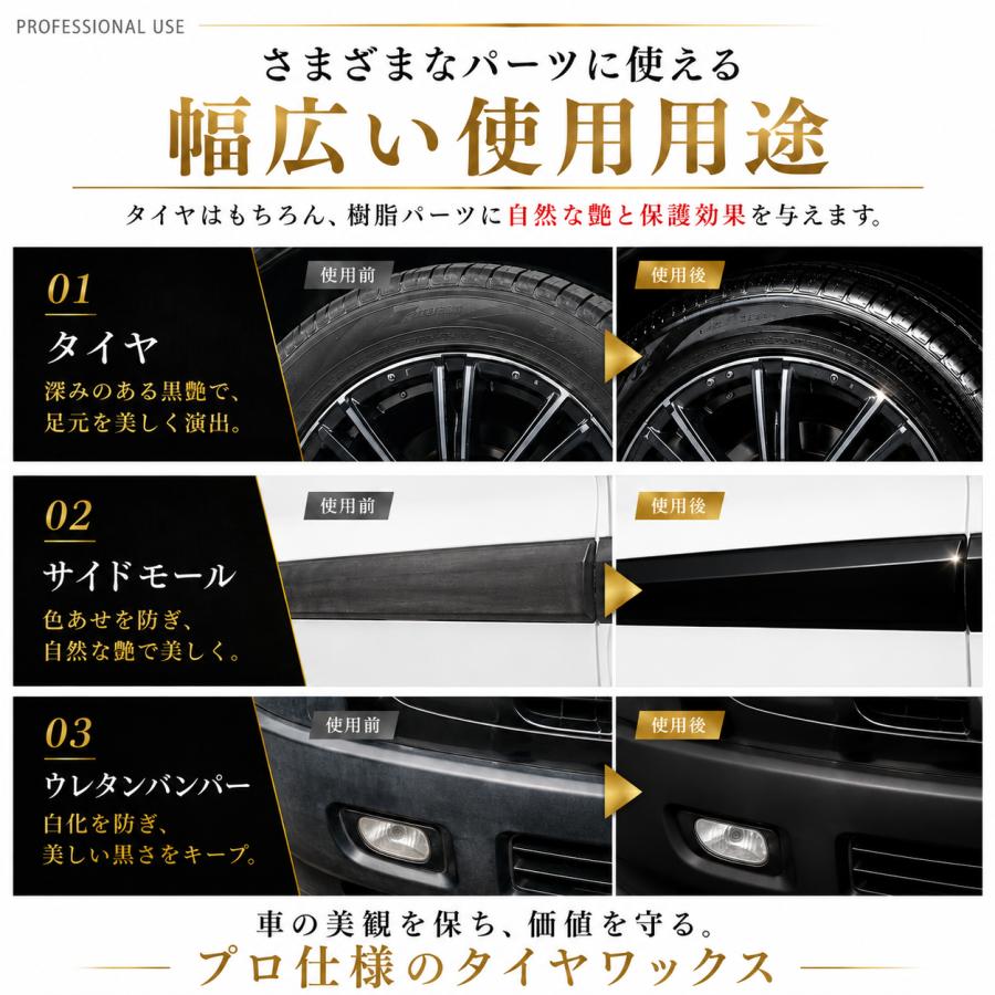 業務用 一斗缶】油性タイヤワックス 高耐久 濡れツヤ 抜群の光沢と持続