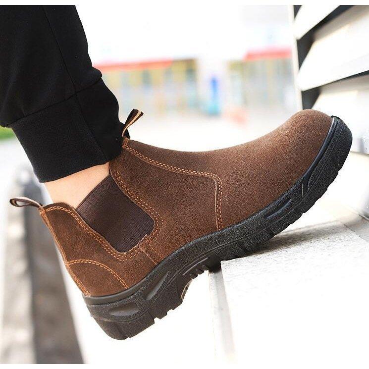 安全靴 革靴 おしゃれ ハイカット メンズ レディース 作業靴 安全靴スニーカー 履きやすい 工場靴 溶接用 男女兼用 買い誠実 ハイカット