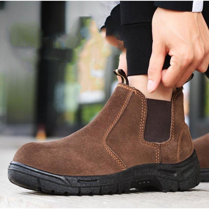 安全靴 革靴 おしゃれ ハイカット メンズ レディース 作業靴 安全靴スニーカー 履きやすい 工場靴 溶接用 男女兼用 買い誠実 ハイカット