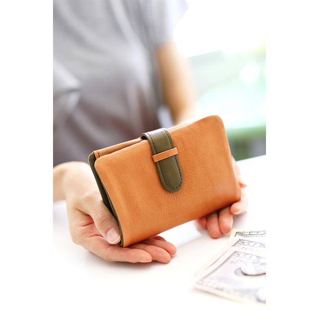 ALBERO（アルベロ） 3年保証付 LYON リヨン 小銭入れ付き二つ折り財布