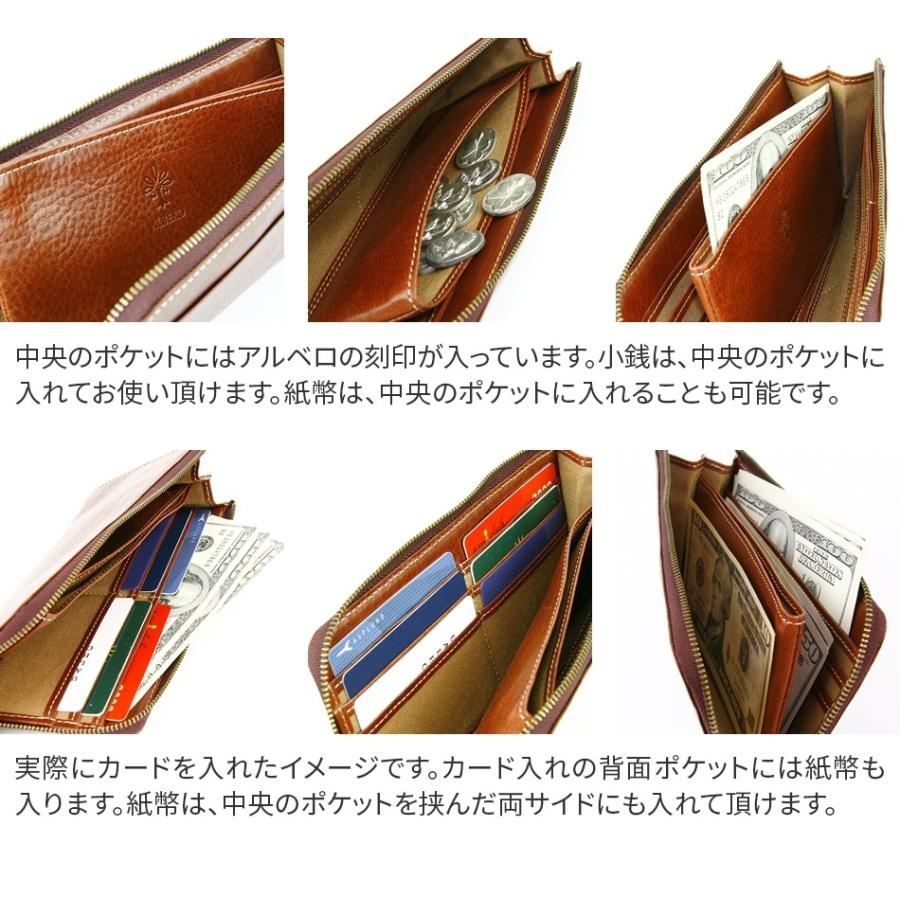 ALBERO（アルベロ） 3年保証付 BERRETTA ベレッタ 小銭入れ付き L字