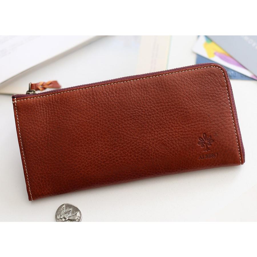 ALBERO(アルベロ) 3つ折り財布 ブラウン レザー ALBERO（アルベロ） 最大51%☆5/11迄 財布 三つ折り ミニ財布 小さい