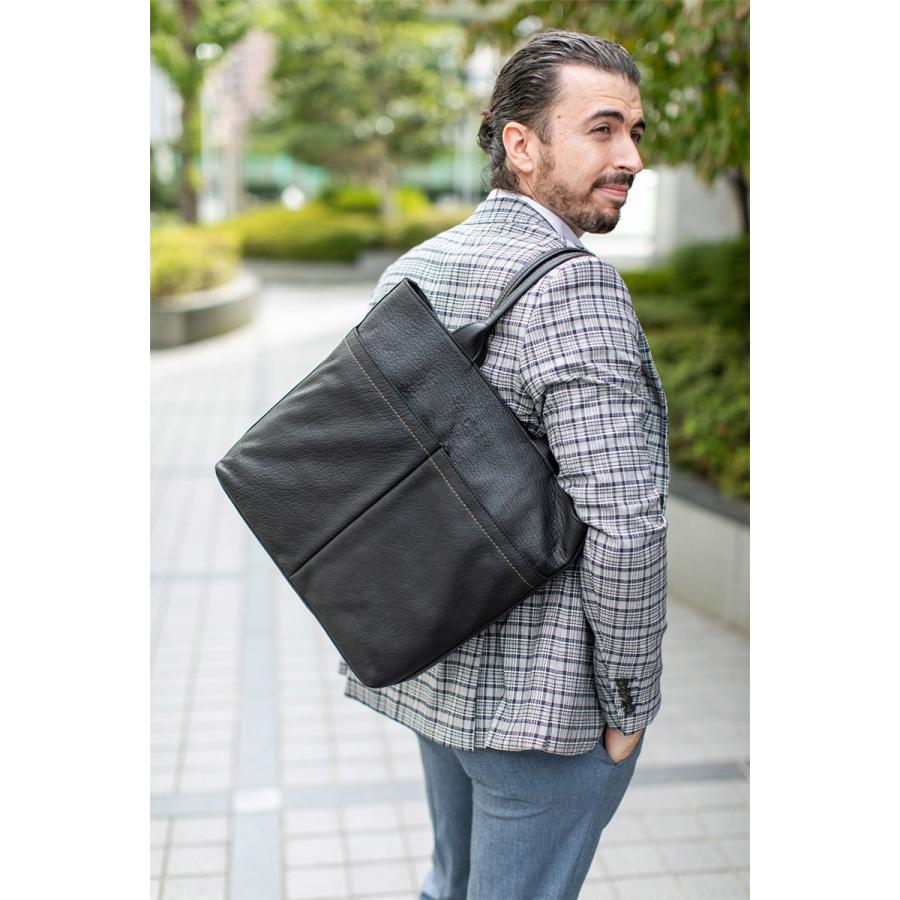 dan genten ダンゲンテン トスカメン リュック レザー ブラック | pick