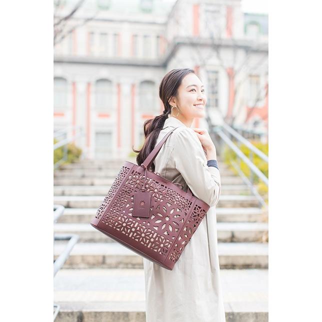 genten ゲンテン multi cut work マルチカットワーク トートバッグ