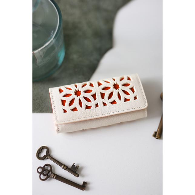 genten ゲンテン cut work カットワーク キーケース 41915