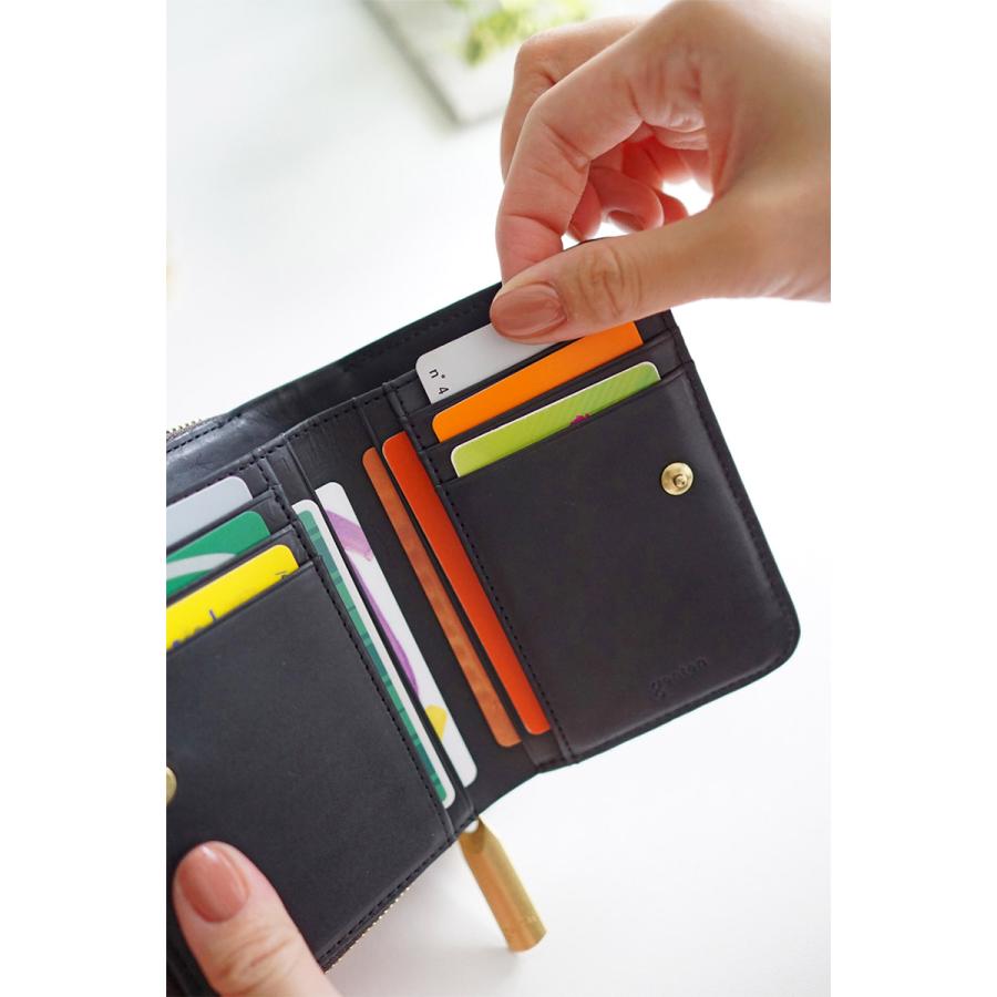genten（ゲンテン） Lastrico ラストリコ 小銭入れ付き二つ折り財布