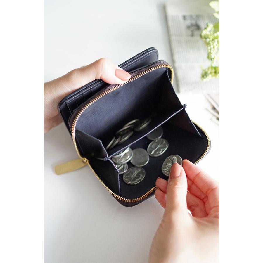 genten（ゲンテン） Lastrico ラストリコ 小銭入れ付き二つ折り財布