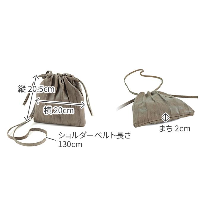 genten（ゲンテン） Bark pochette バークポシェット ショルダーバッグ 