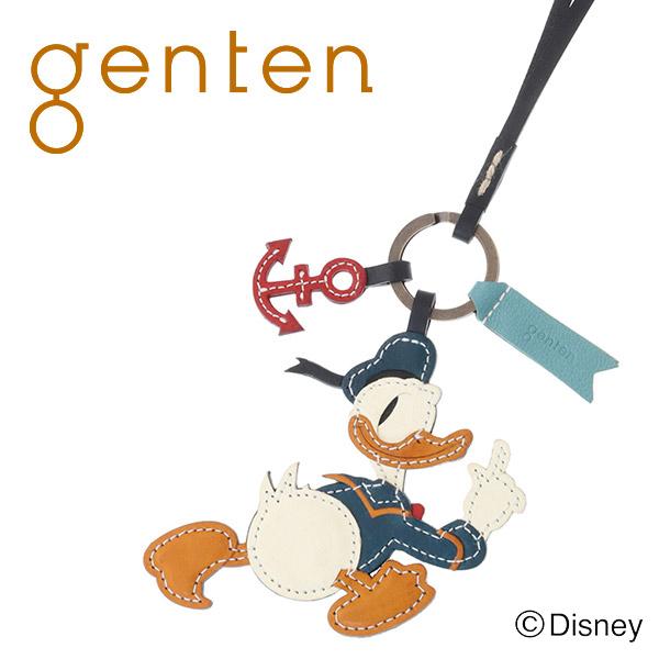 ゲンテンgentenワクワクレザーチャームディズニーキャラクター/ドナルドダック genten（ゲンテン） Disney ディズニー コラボ ワクワクチャーム