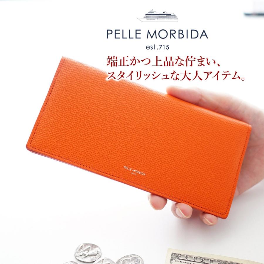 ペッレモルビダ PELLE MORBIDA Barca バルカ エンボスレザー 小銭入れ付き 二つ折り長財布 PMO-BA310｜sentire-one｜11