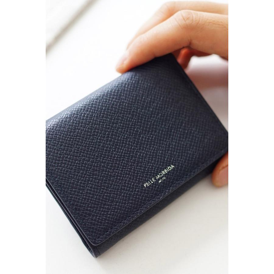 ペッレモルビダ 3年保証＋ケアセット付 PELLE MORBIDA ペッレモルビダ Barca バルカ エンボスレザー キーケース PMO-BA322の画像
