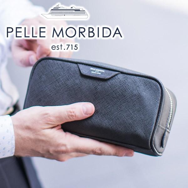 PELLE MORBIDA ペッレモルビダ Capitano キャピターノ リモンタ ポーチ（小） PMO-CA111｜sentire-one