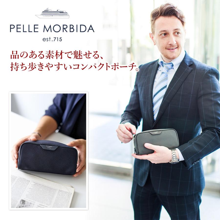 PELLE MORBIDA ペッレモルビダ Capitano キャピターノ リモンタ ポーチ（小） PMO-CA111｜sentire-one｜11