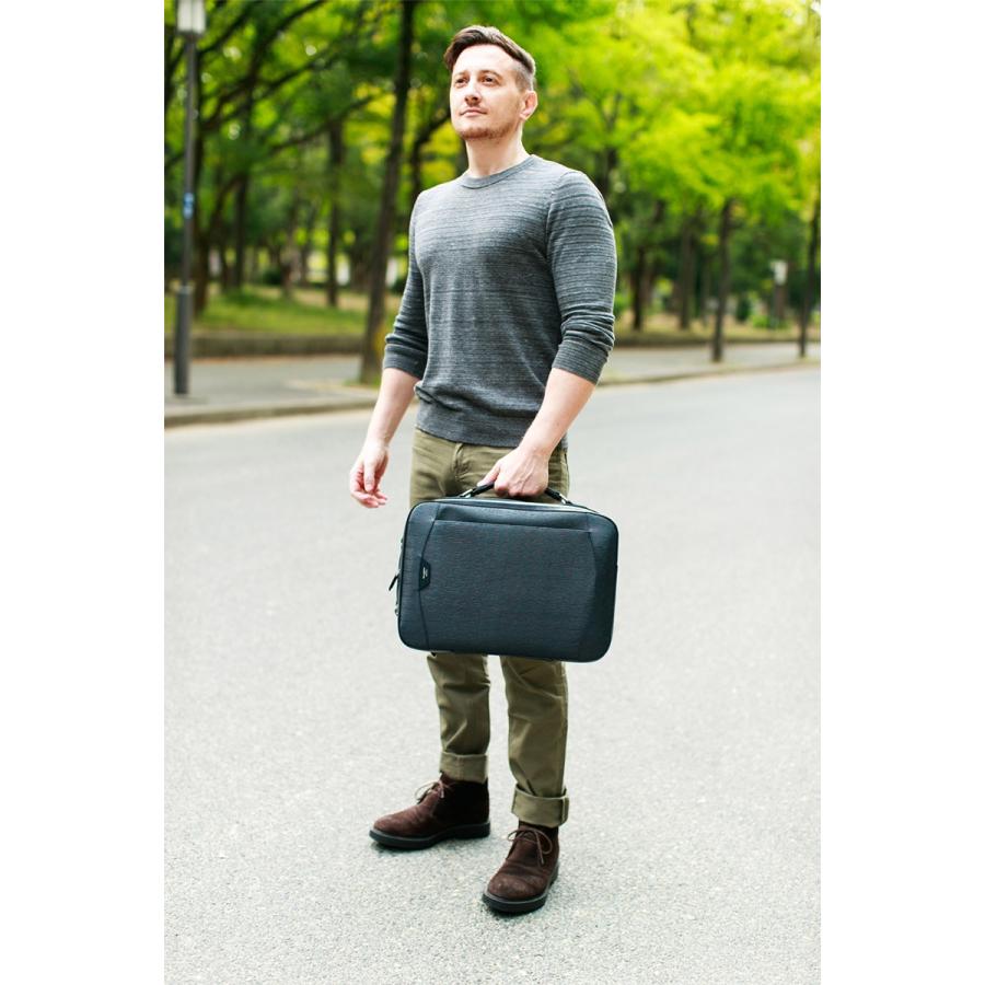 大人の上質 PELLE MORBIDA CA207 バックパック型ブリーフバッグ