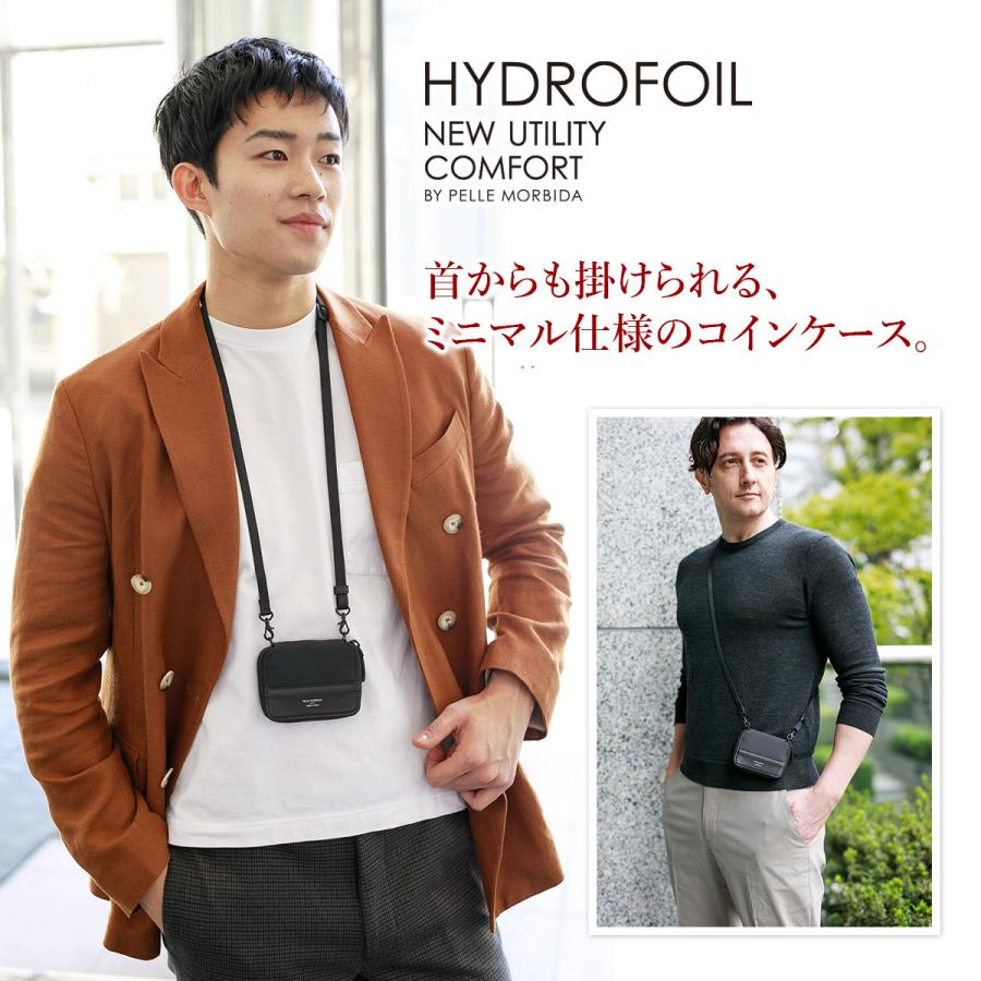 ペッレモルビダ PELLE MORBIDA HYDROFOIL ハイドロフォイル ショルダーウォレット(小) PMO-HYDBA001｜sentire-one｜10