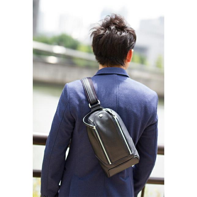 PELLE MORBIDA ペッレモルビダ Maiden Voyage メイデン ボヤージュ シュリンクレザー 縦型ショルダーバッグ PMO-MB051｜sentire-one｜23