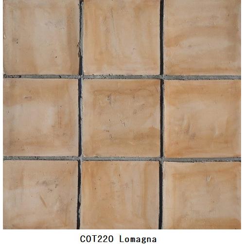 コットアンティーコ220角【ケース単位】 手作りテラコッタ