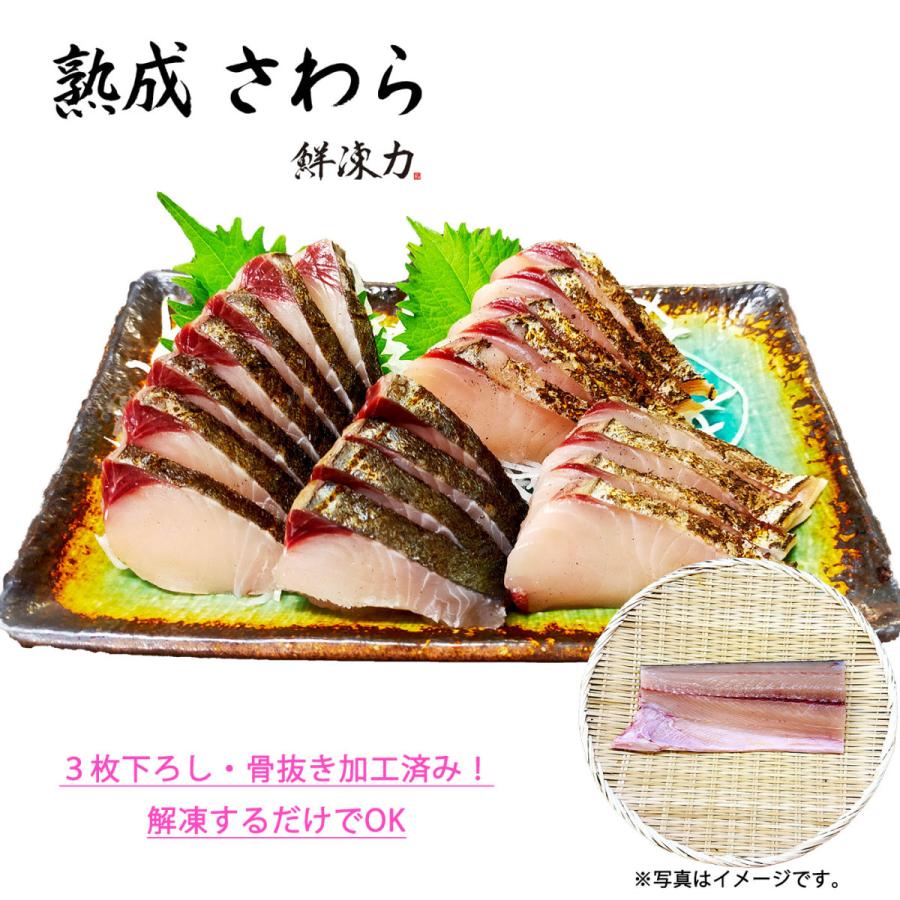 鮮凍力 熟成さわら 三重県産 サワラ 鰆 お刺身 急速冷凍 送料無料 Sawara 01 さかなのきもち 通販 Yahoo ショッピング