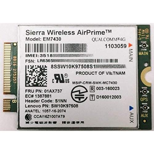 EM7430 4G Module for LENOVO ThinkPad : セントラルオンラインストア - 通販 - Yahoo!ショッピング