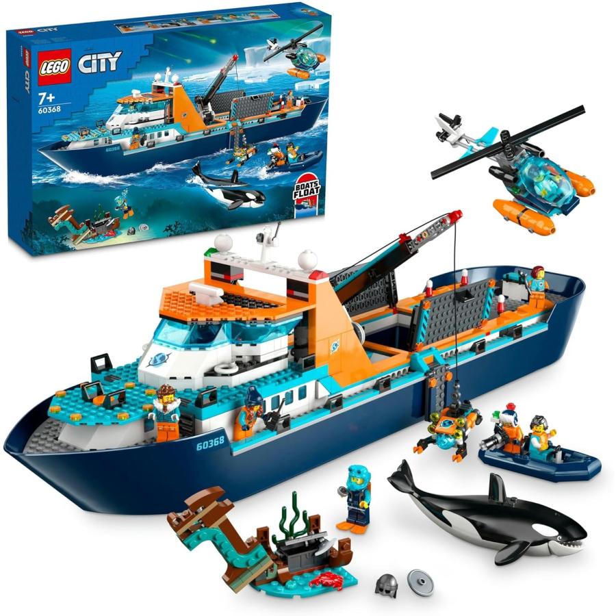 レゴ(LEGO) シティ 北極探検船 おもちゃ 玩具 誕生日 プレゼント