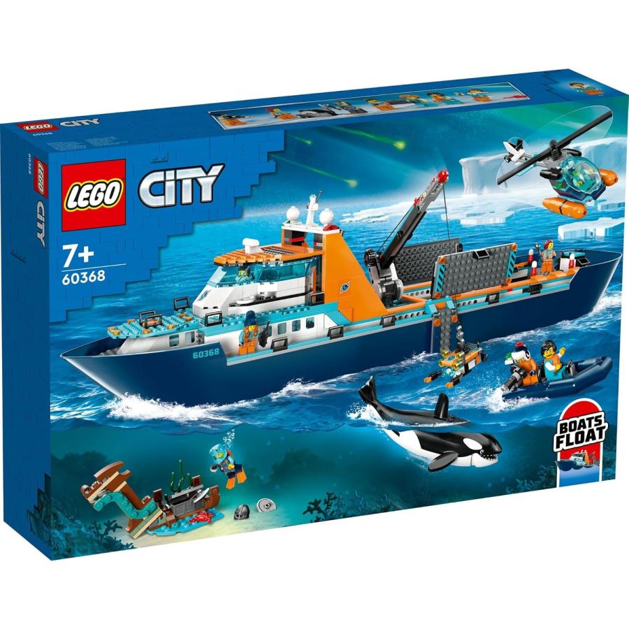 レゴ(LEGO) シティ 北極探検船 おもちゃ 玩具 誕生日 プレゼント