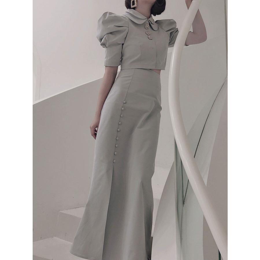 値下げ クラシックなロリータ衣装 オードリージェムベイビーブルーハーフスリーブトップススカート付き ゴシック ロリータ服 サイズ L Binghamtonhots Com