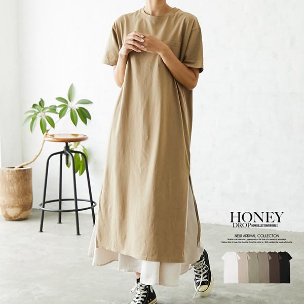 91 Off 春夏新作 サイドスリットワンピース