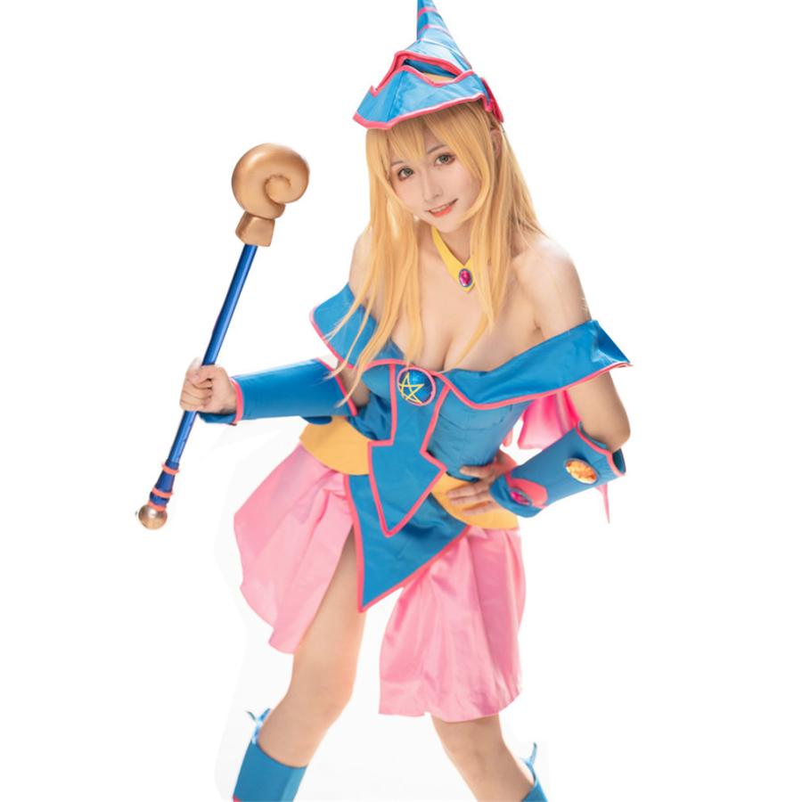 遊☆戯☆王 遊戯王 ゆうぎおう　ブラック・マジシャン・ガール 衣装 cosplay ハロウィン クリスマス イベント 仮装 コスプレ コスチューム  靴なし :KY110804:五次元ポケット - 通販 - Yahoo!ショッピング
