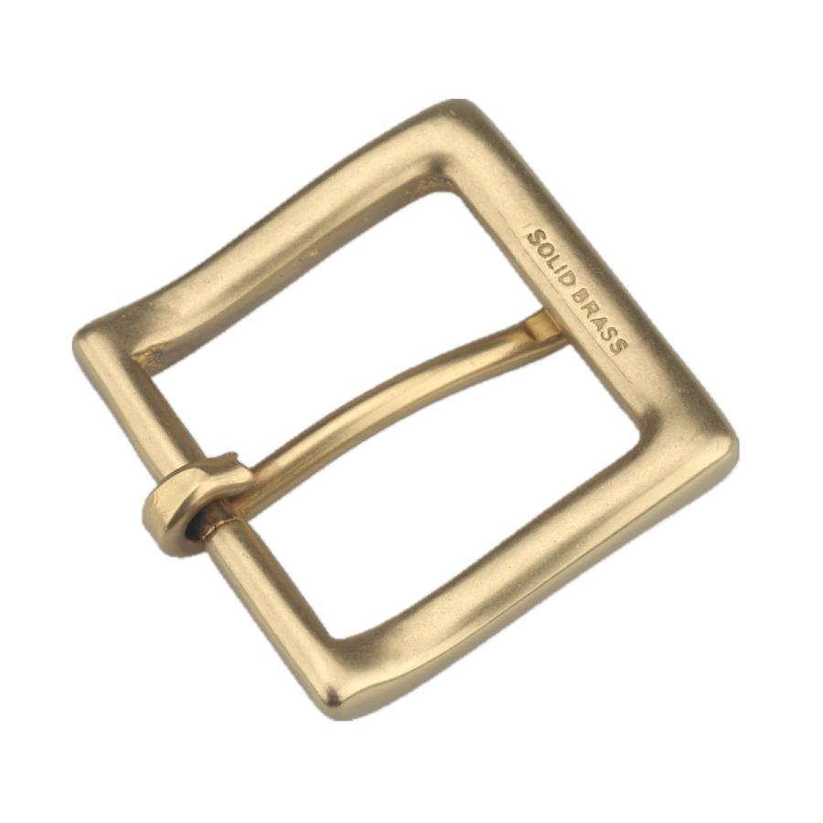senwa 真鍮製 ベルトバックル メンズ ブラス 巾40mm 交換用 レザー