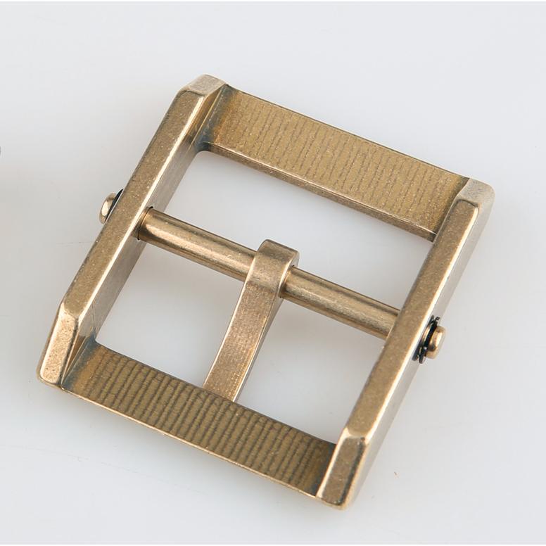 senwa 真鍮生地 メンズ ベルト交換用バックル 40mm 尾錠 バックルのみ