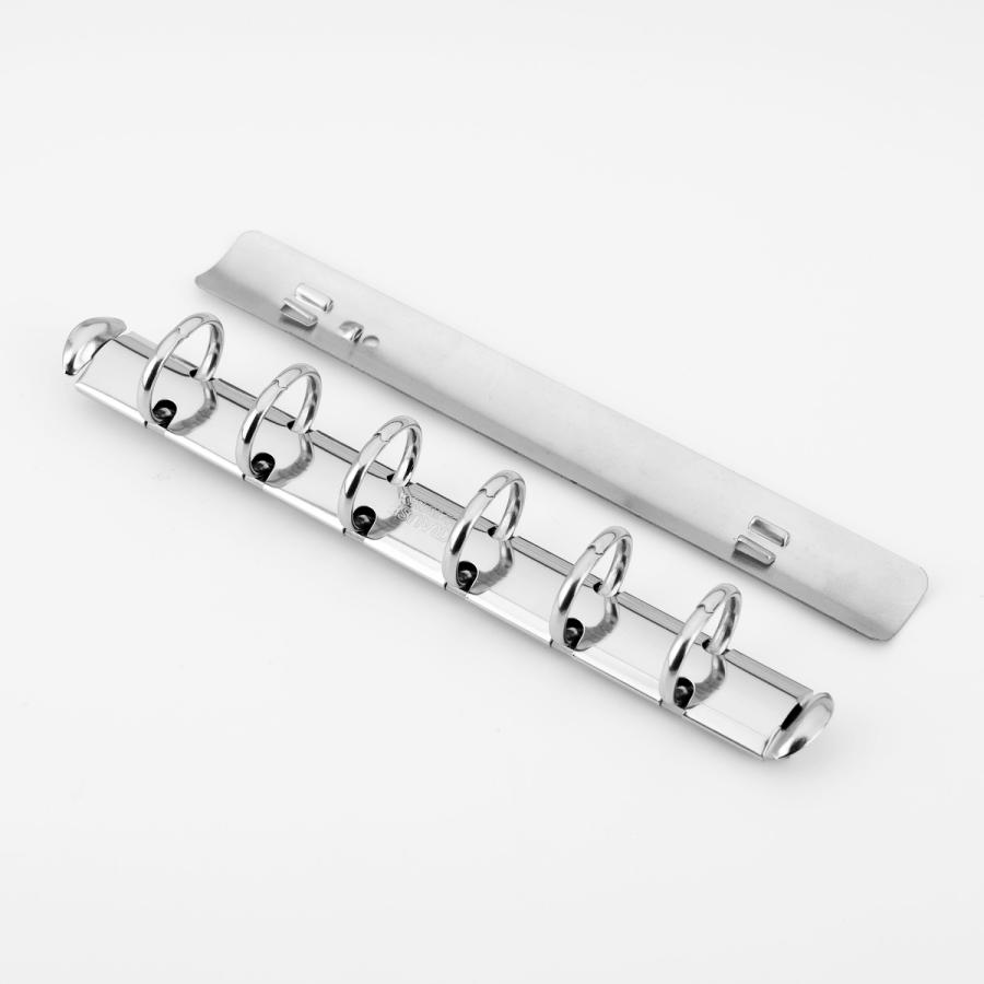 krause クラウゼ社製 バインダー 金具 長さ127mm 6穴 リング径16mm B7
