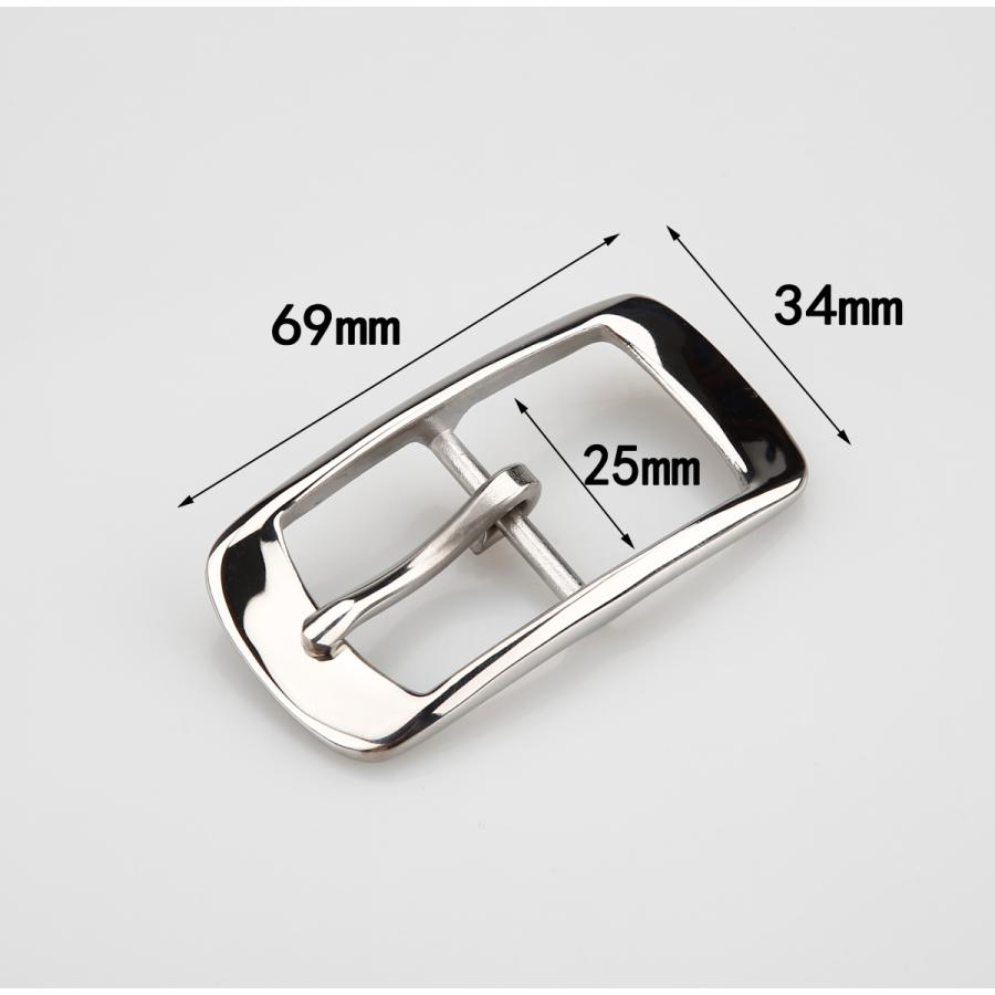 senwa 304ステンレス製 ベルトバックル 25mm幅 ベルト交換用美錠