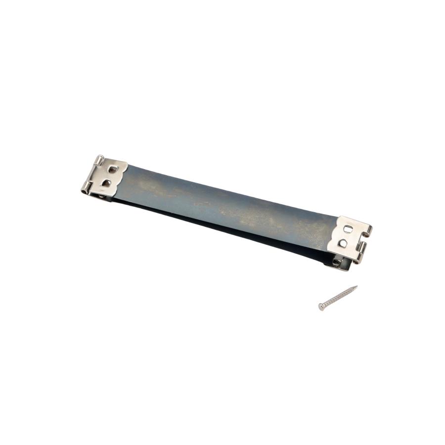 SENWA 日本製 1.5cm×10cm バネ口金 ニッケル 10本セット 手芸材料