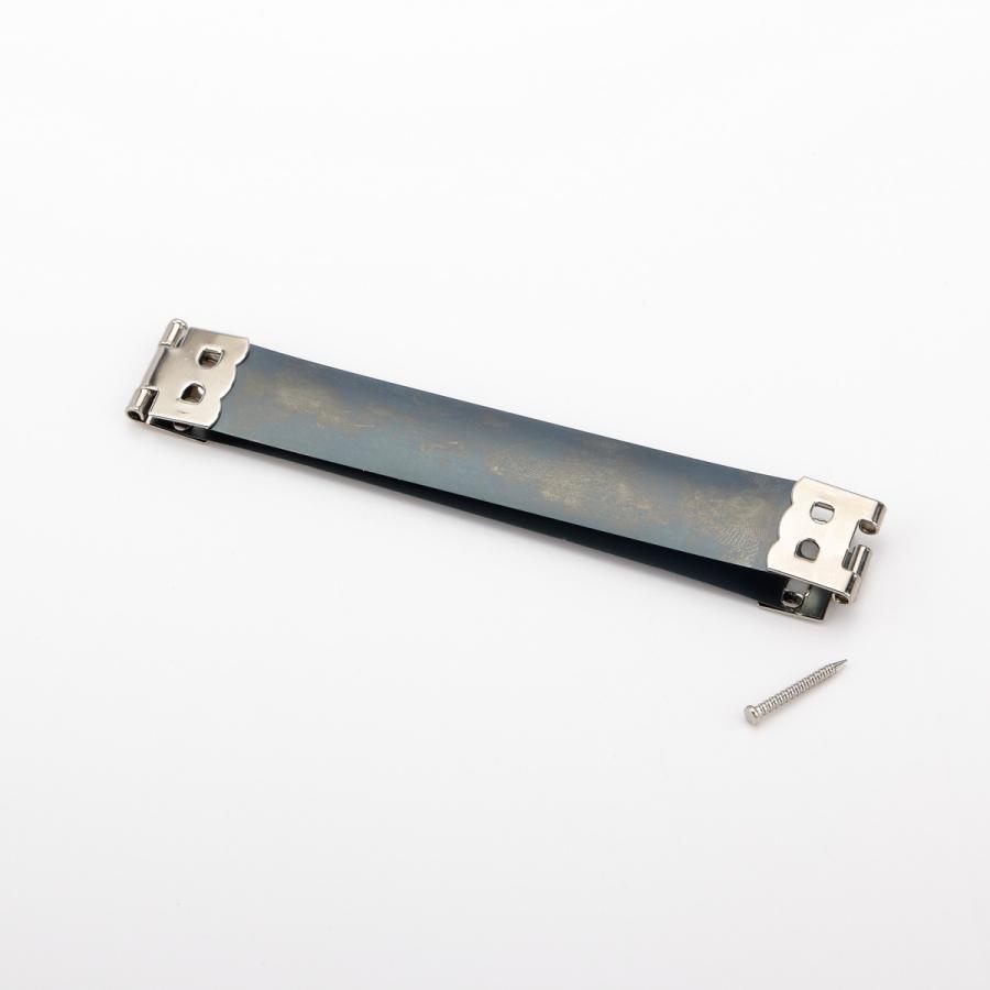 SENWA 日本製 1.5cm×10cm バネ口金 ニッケル 10本セット 手芸材料