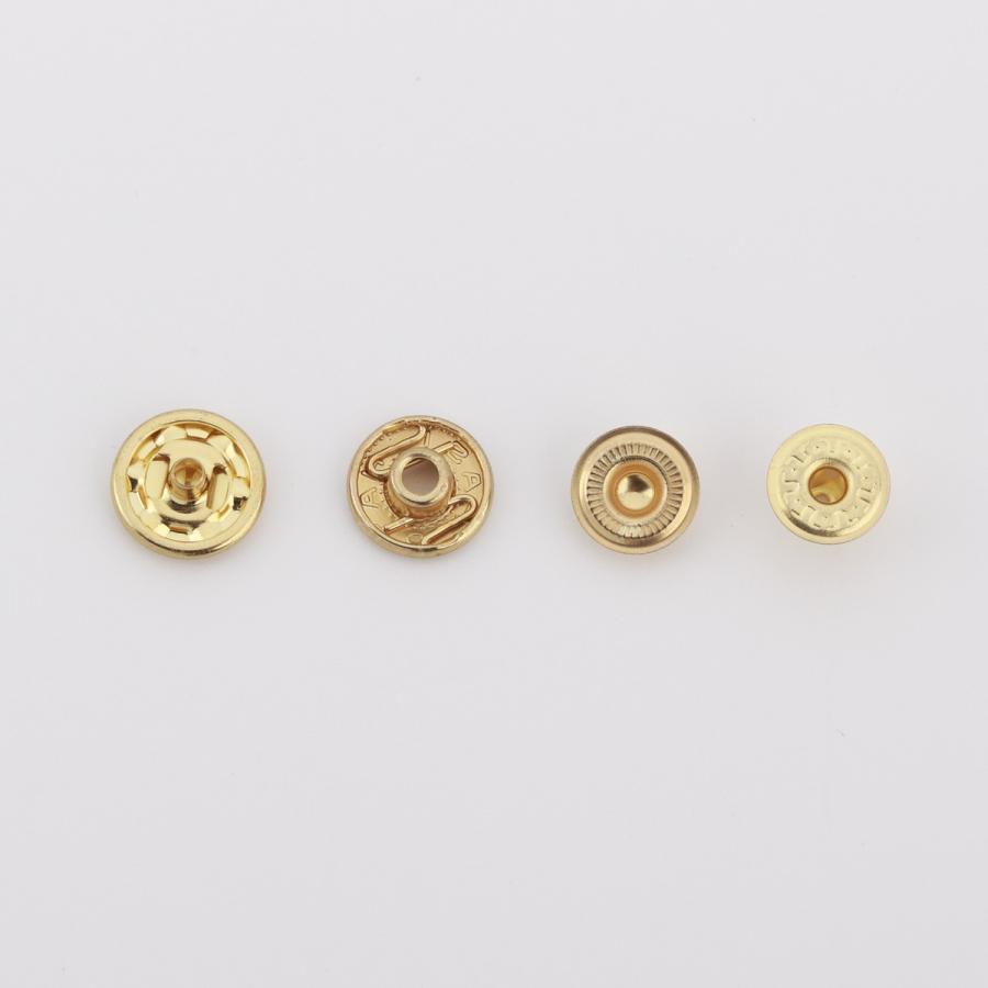 バネホックNO.5 12.6mm 標準セット HATO 鉄材 代金 10組入り レザー